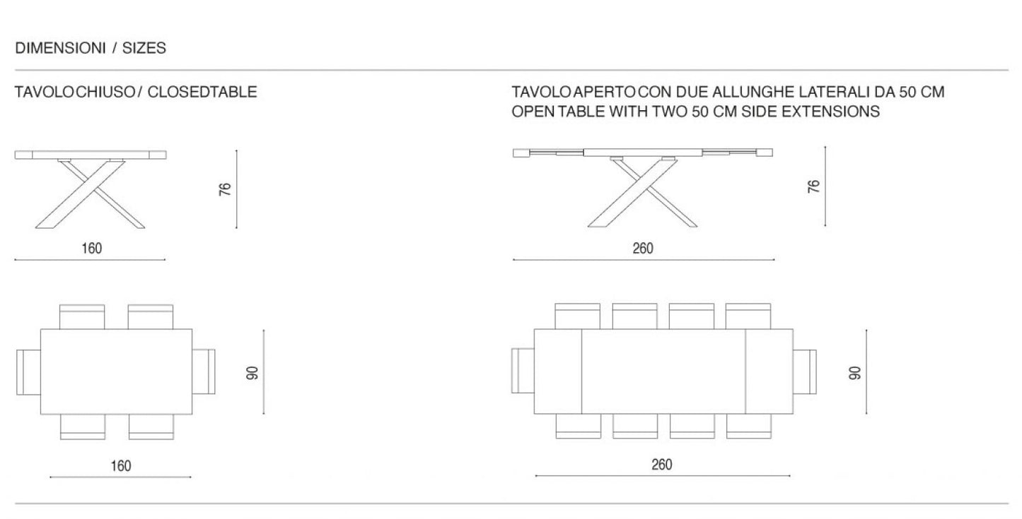 Tavolo allungabile Karma - Capodarte