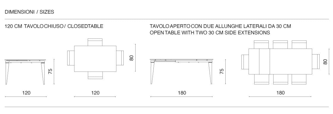 Tavolo allungabile Ulisse - Capodarte