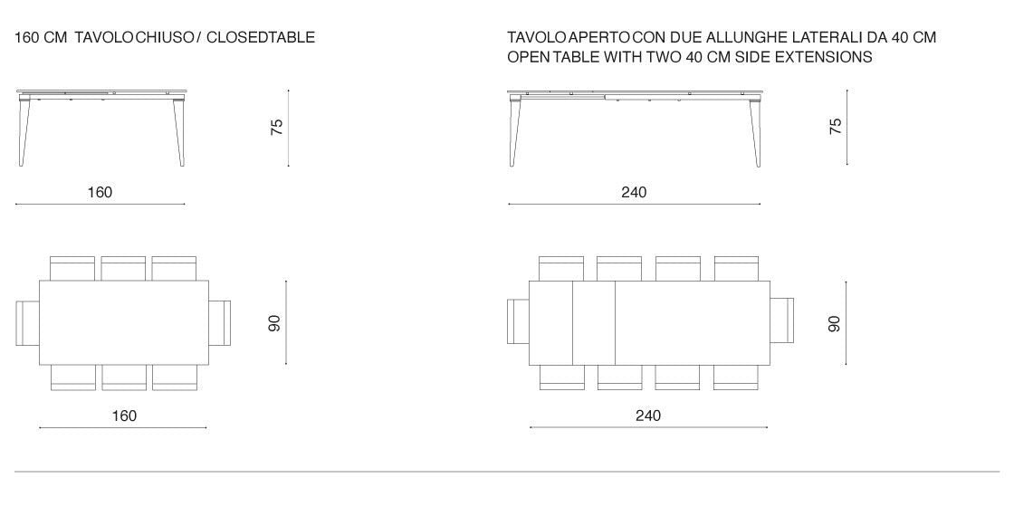 Tavolo allungabile Ulisse - Capodarte