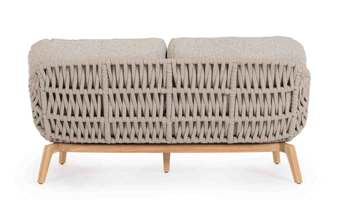 Divano 2/3 posti beige TAMIRES - Bizzotto