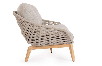 Divano 2/3 posti beige TAMIRES - Bizzotto