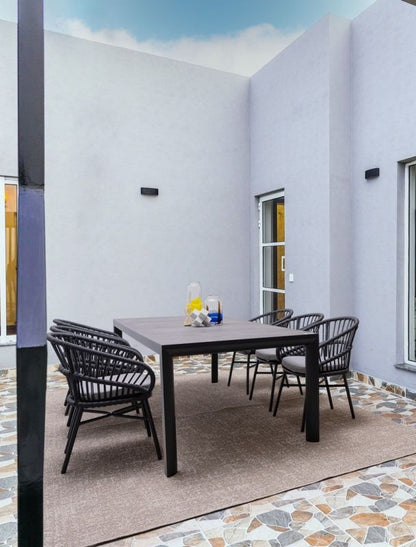 Tavolo in alluminio bianco JX11 MASON - Bizzotto