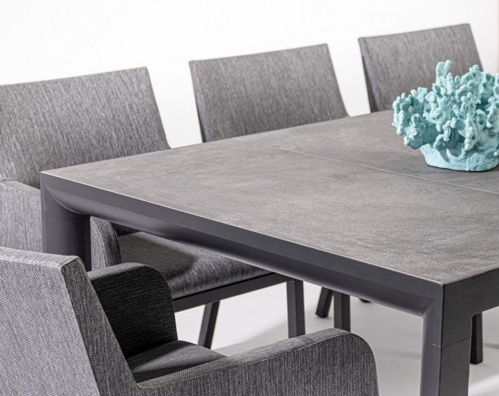 Tavolo in alluminio bianco JX11 MASON - Bizzotto