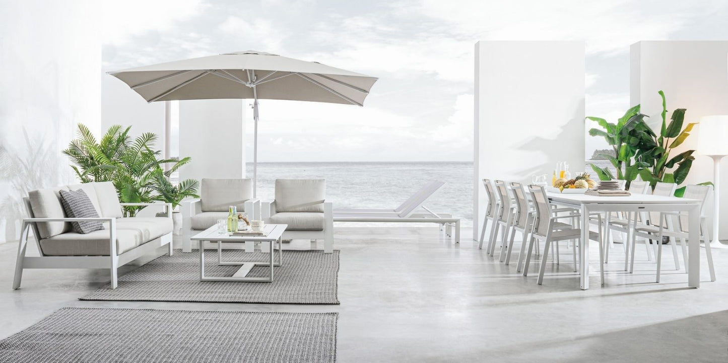 Salotto in alluminio antracite BALTIC - Bizzotto