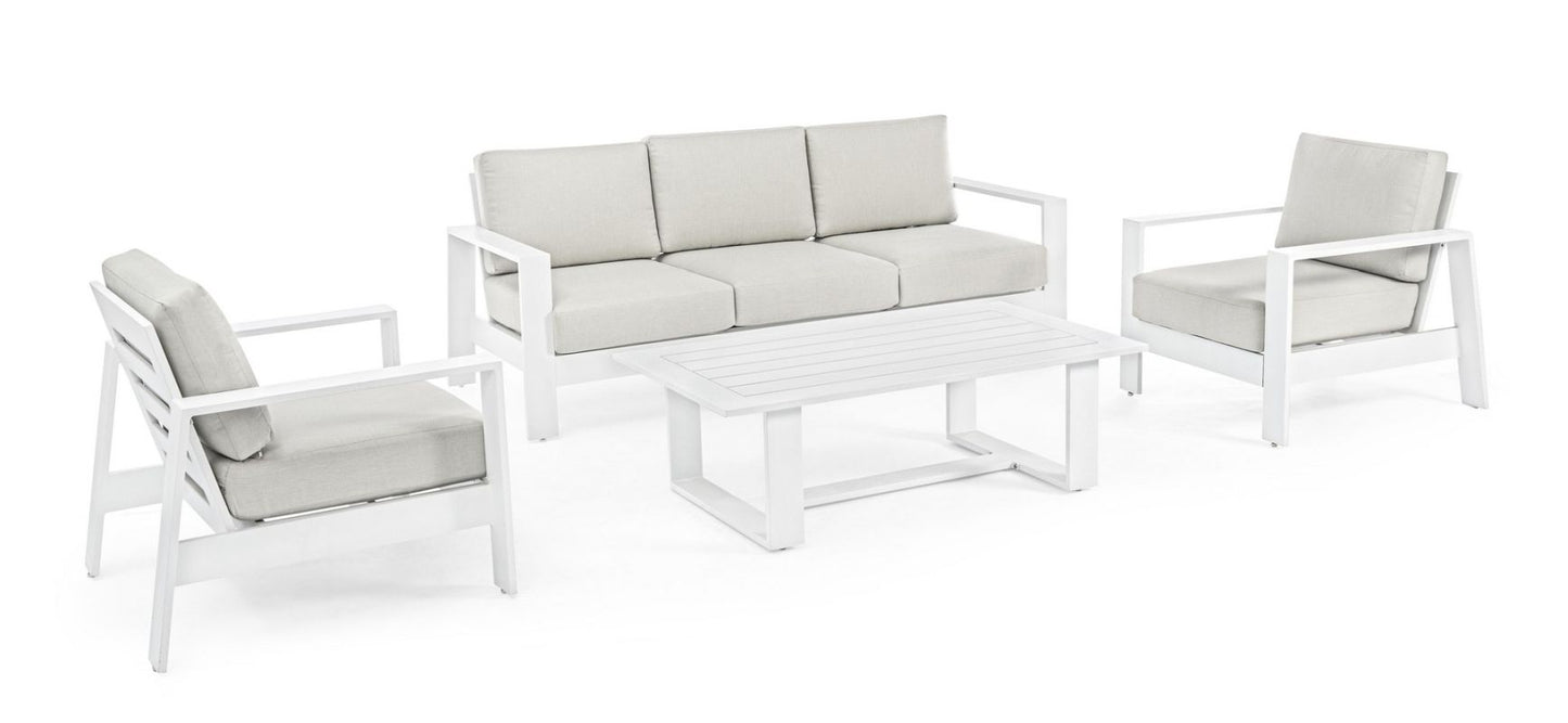 Salotto in alluminio antracite BALTIC - Bizzotto
