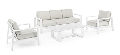 Salotto in alluminio antracite BALTIC - Bizzotto