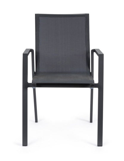 Sedia in alluminio impilabile KRION - Bizzotto