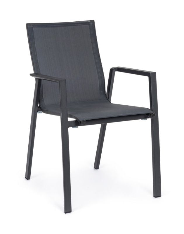 Sedia in alluminio impilabile KRION - Bizzotto