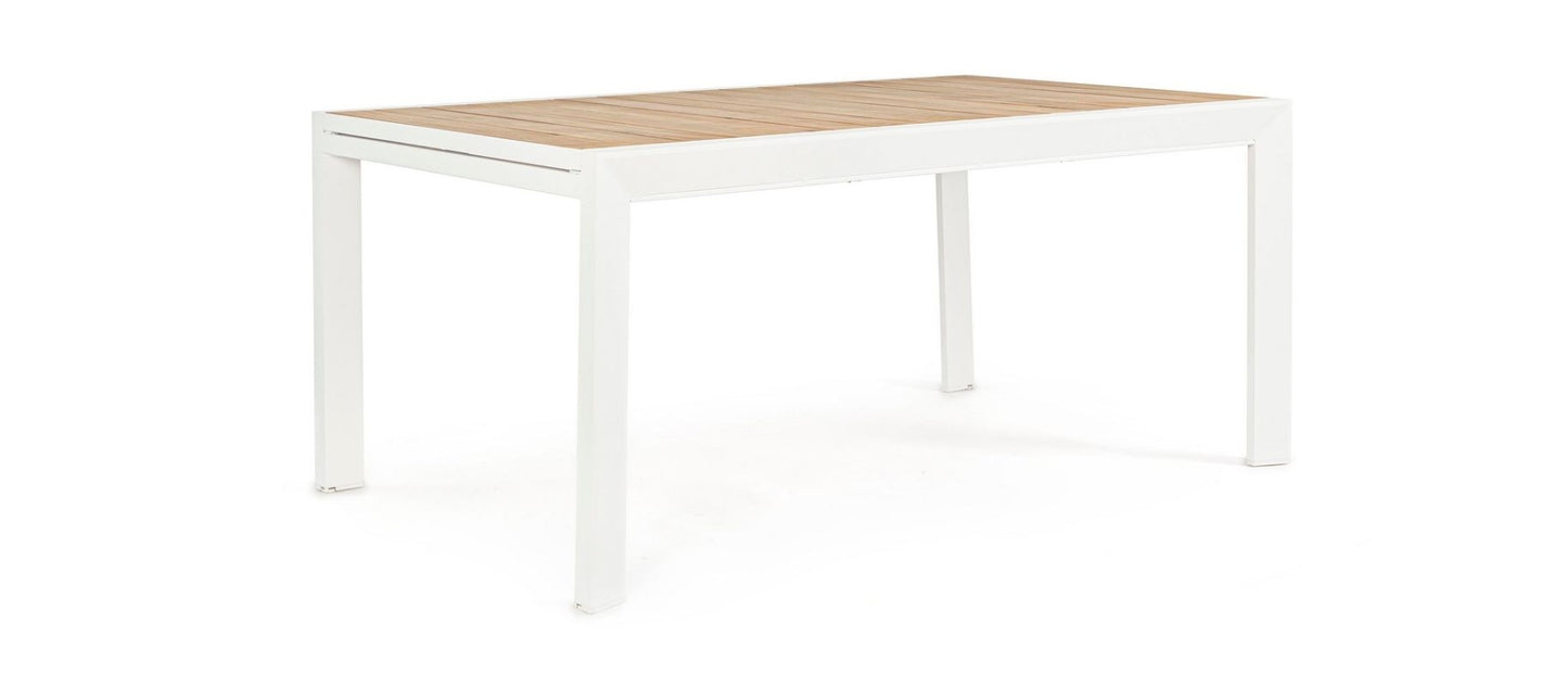 Tavolo allungabile in alluminio 160-240x100 antracite YK13 BELMAR - Bizzotto