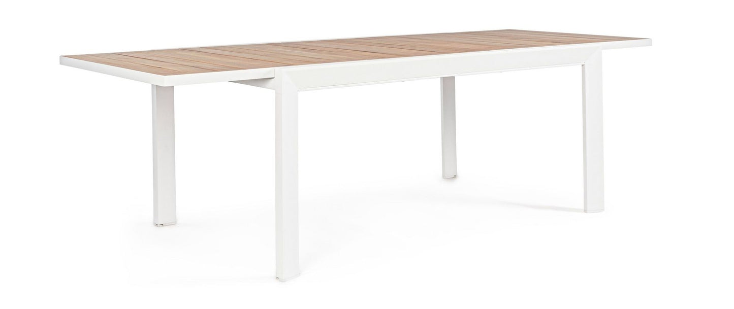 Tavolo allungabile in alluminio 160-240x100 antracite YK13 BELMAR - Bizzotto