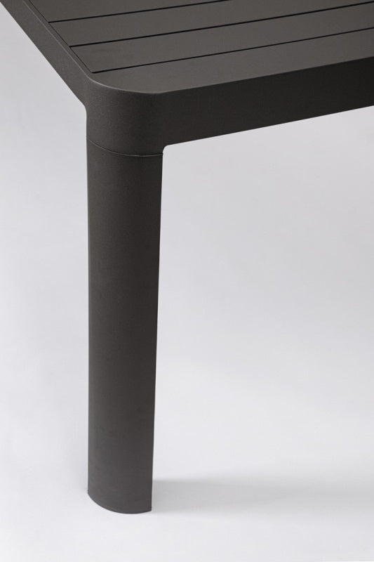 Tavolo in alluminio antracite CX23 KIPLIN - Bizzotto