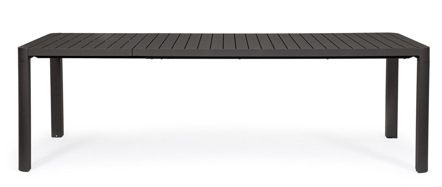 Tavolo in alluminio antracite CX23 KIPLIN - Bizzotto