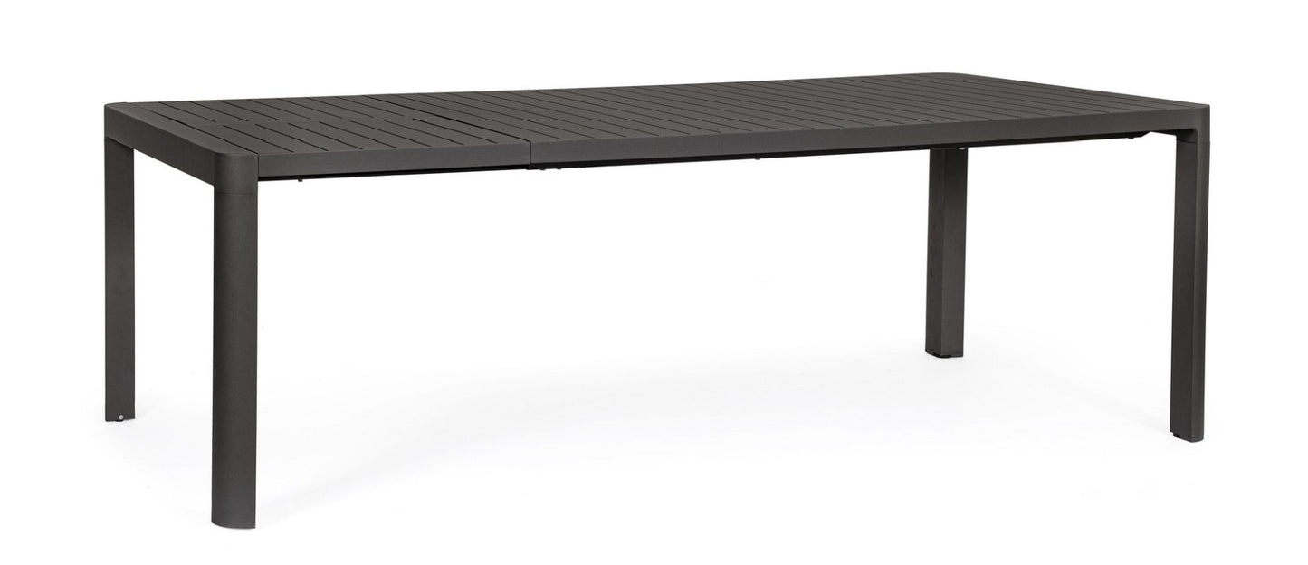 Tavolo in alluminio antracite CX23 KIPLIN - Bizzotto