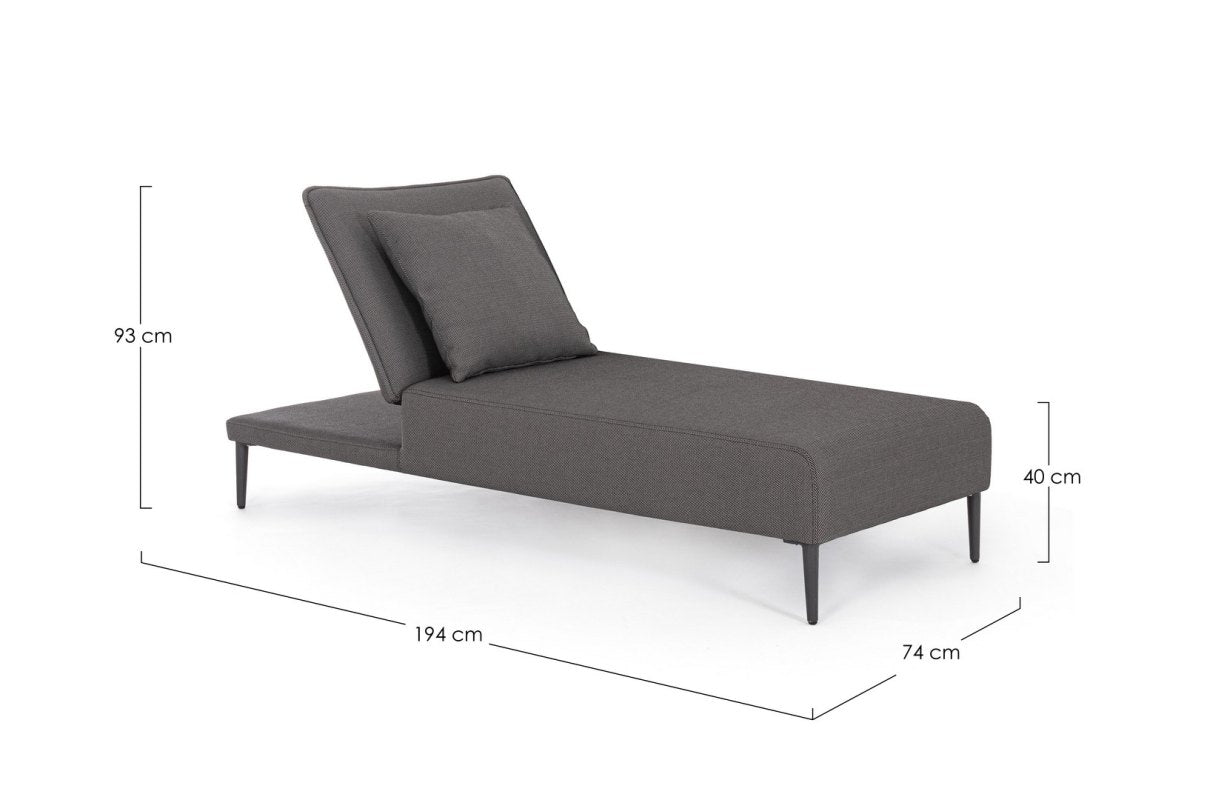 Lettino singolo C-C VIPER ANTR QS22/ANTR - Bizzotto