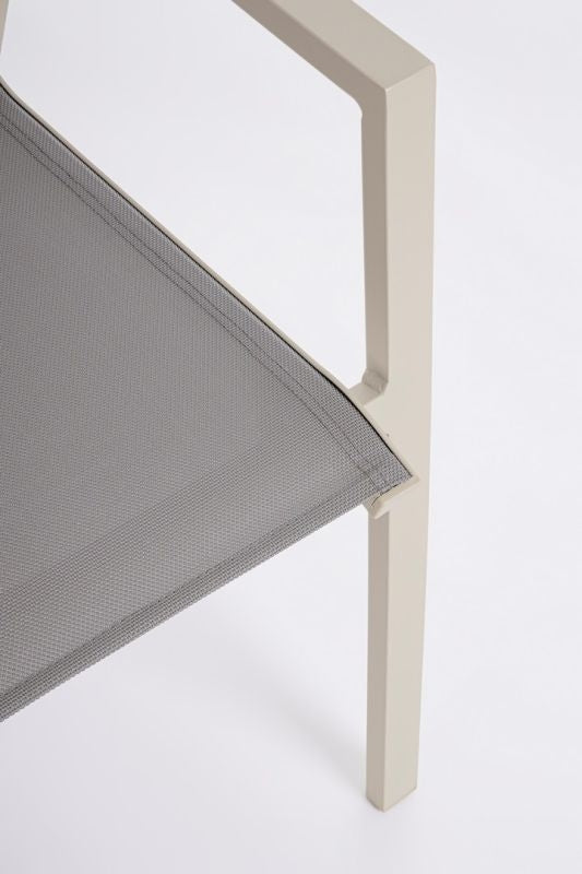 Sedia in alluminio impilabile KRION - Bizzotto