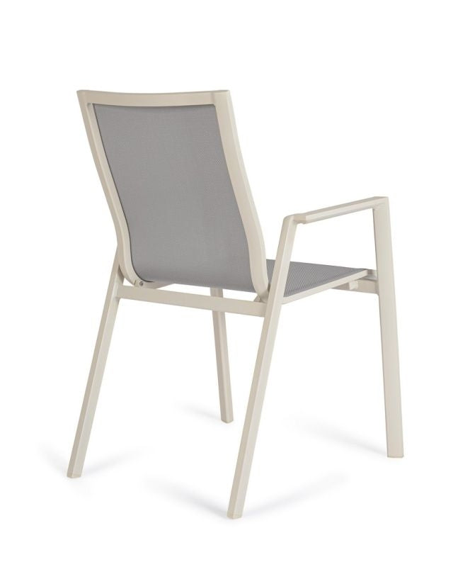 Sedia in alluminio impilabile KRION - Bizzotto