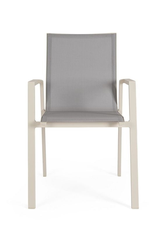 Sedia in alluminio impilabile KRION - Bizzotto