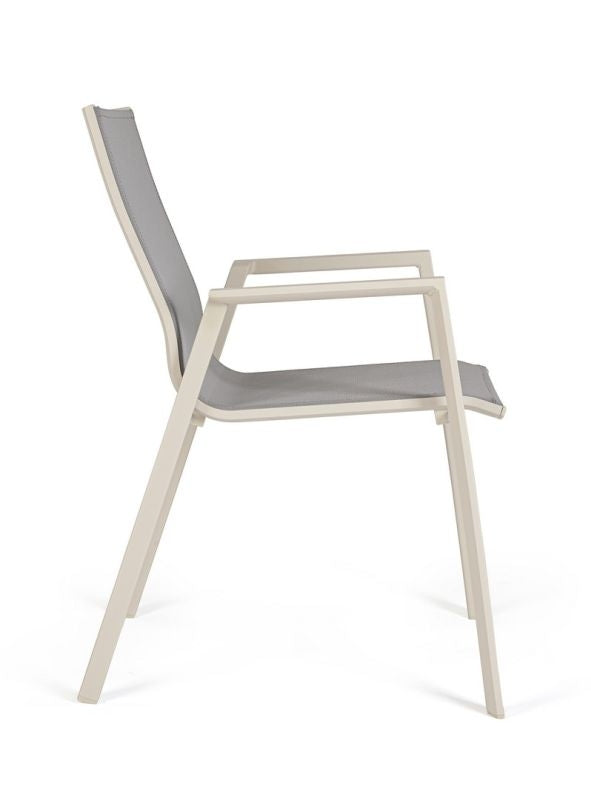Sedia in alluminio impilabile KRION - Bizzotto