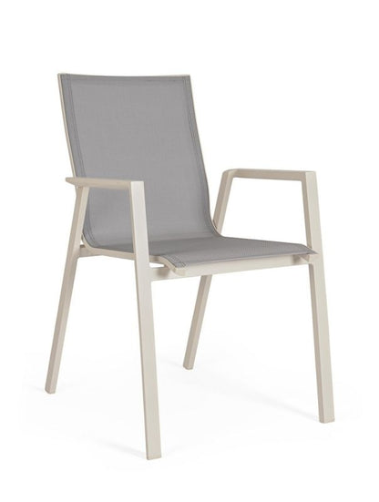 Sedia in alluminio impilabile KRION - Bizzotto