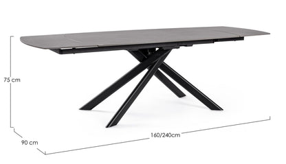 Tavolo allugabile JOAKIM 160/240x90 - Bizzotto