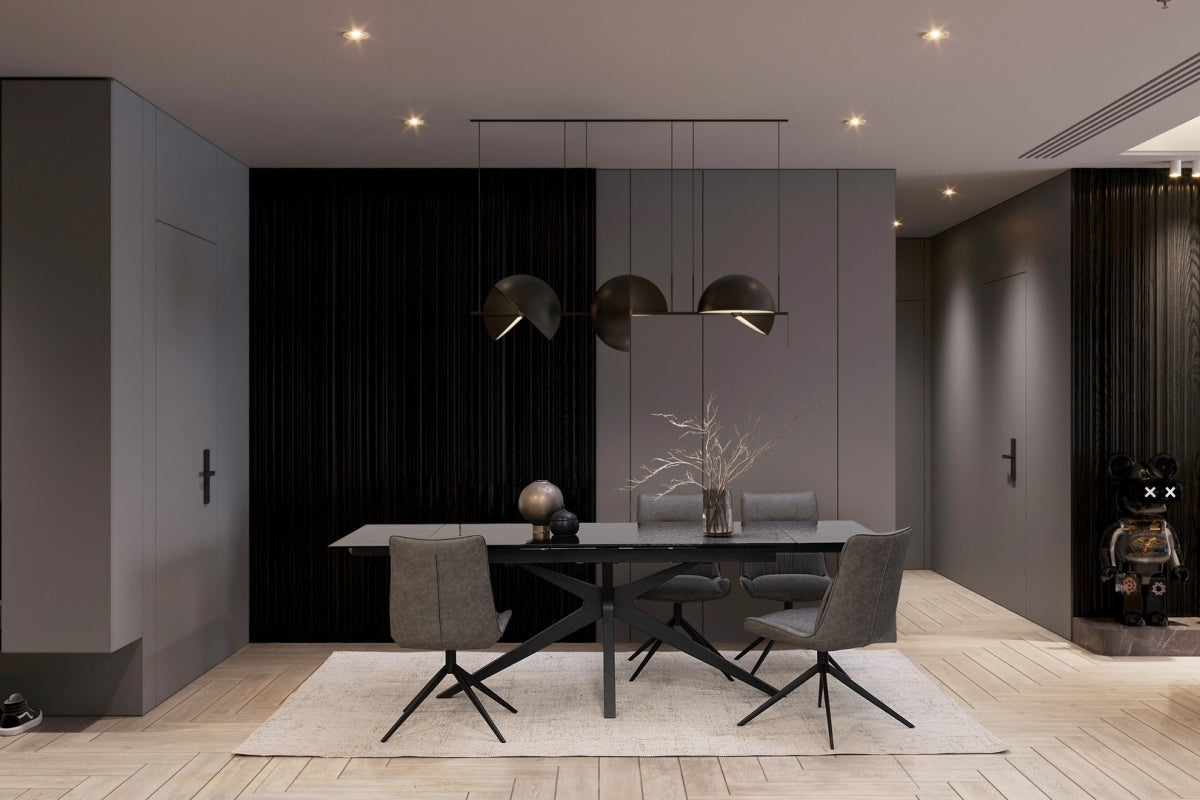 Tavolo allungabile in vetro temperato AIRA 160/240x90 - Bizzotto