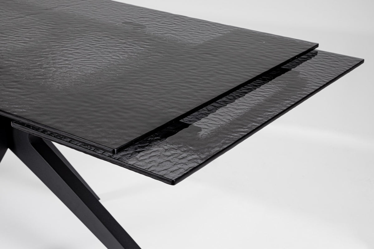 Tavolo allungabile in vetro temperato AIRA 160/240x90 - Bizzotto