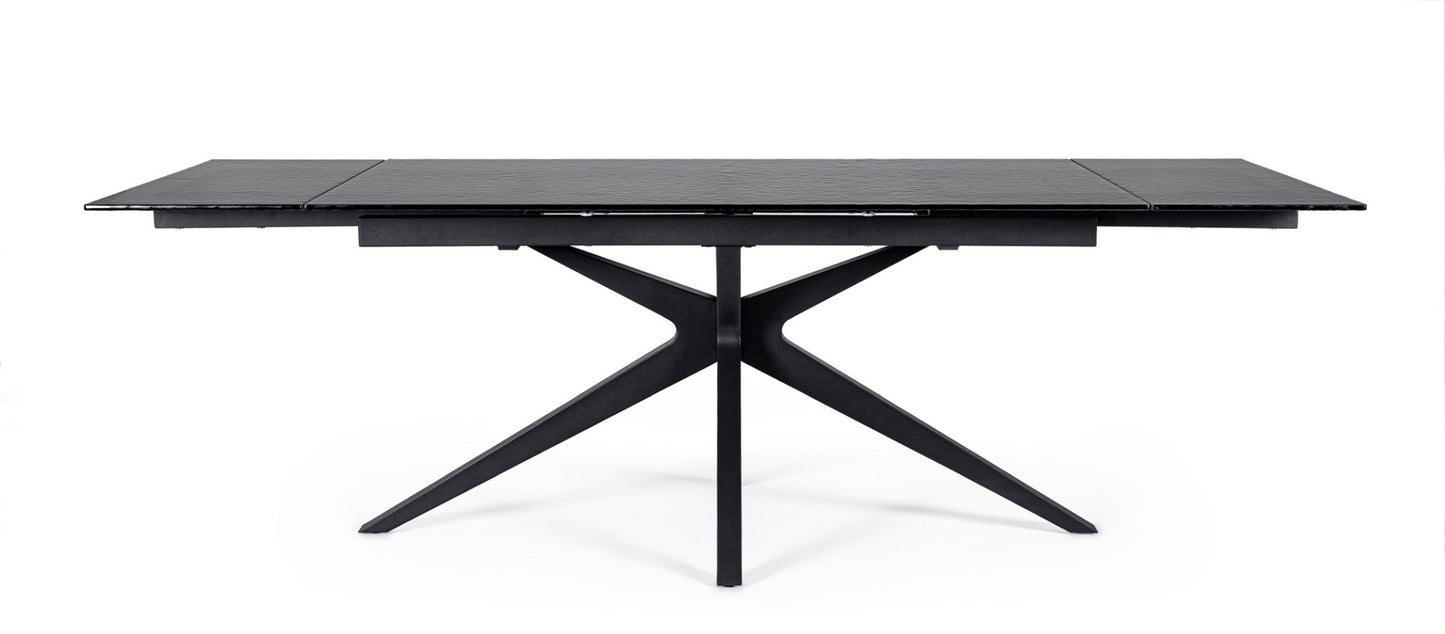 Tavolo allungabile in vetro temperato AIRA 160/240x90 - Bizzotto