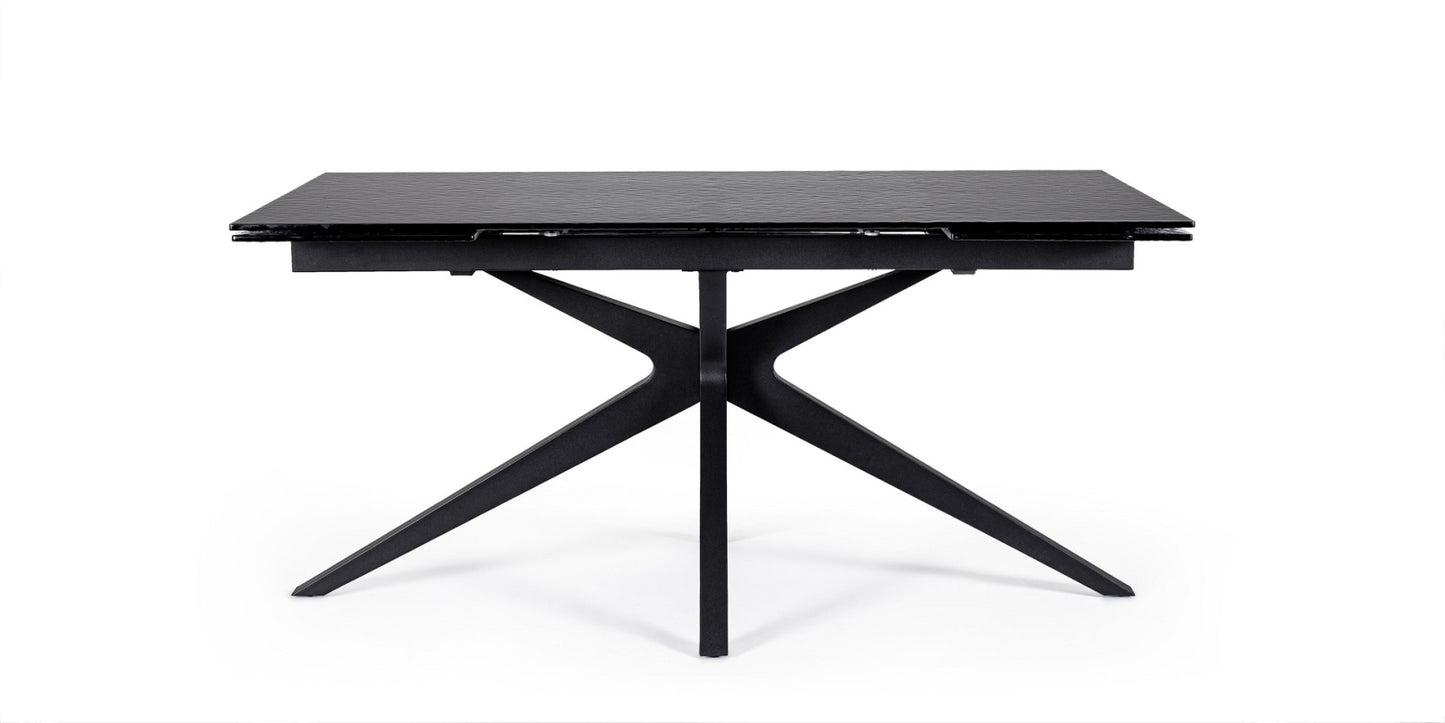 Tavolo allungabile in vetro temperato AIRA 160/240x90 - Bizzotto