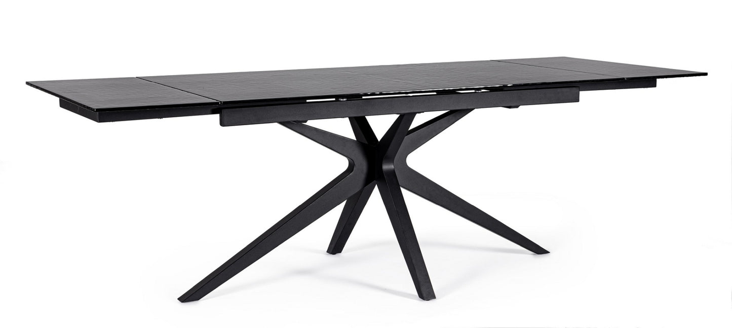 Tavolo allungabile in vetro temperato AIRA 160/240x90 - Bizzotto