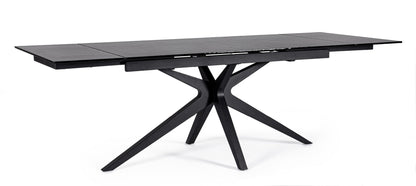 Tavolo allungabile in vetro temperato AIRA 160/240x90 - Bizzotto