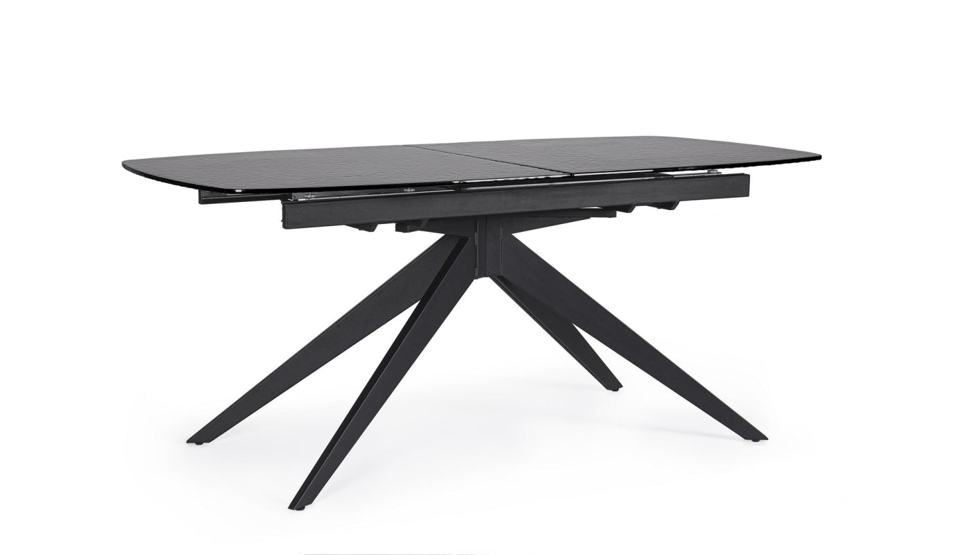 Tavolo allungabile in vetro temperato ANJA 180/240x90 - Bizzotto