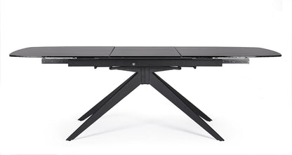Tavolo allungabile in vetro temperato ANJA 180/240x90 - Bizzotto