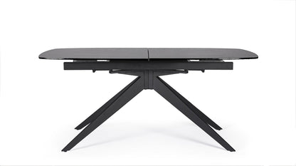 Tavolo allungabile in vetro temperato ANJA 180/240x90 - Bizzotto