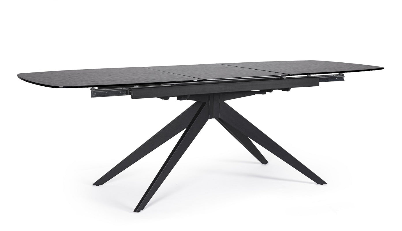 Tavolo allungabile in vetro temperato ANJA 180/240x90 - Bizzotto