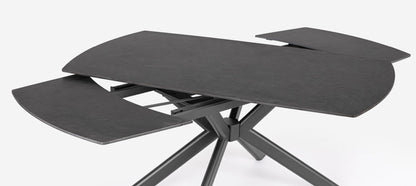 Tavolo allungabile JANIKA 160/240x90 Nero - Bizzotto
