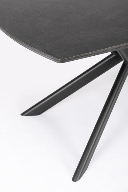 Tavolo allungabile JANIKA 160/240x90 Nero - Bizzotto