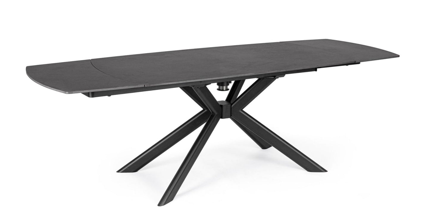 Tavolo allungabile JANIKA 160/240x90 Nero - Bizzotto