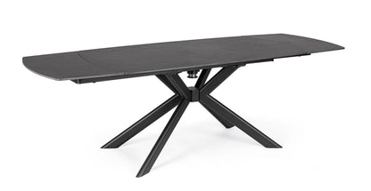 Tavolo allungabile JANIKA 160/240x90 Nero - Bizzotto