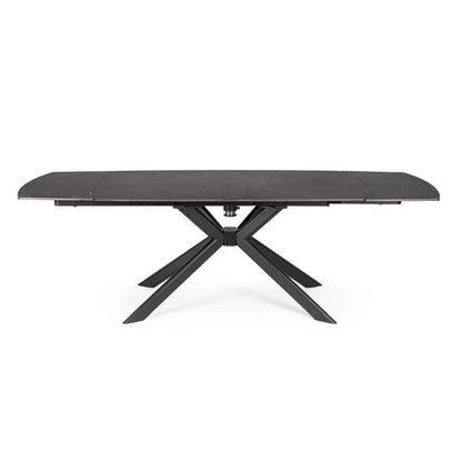Tavolo allungabile JANIKA 160/240x90 Nero - Bizzotto