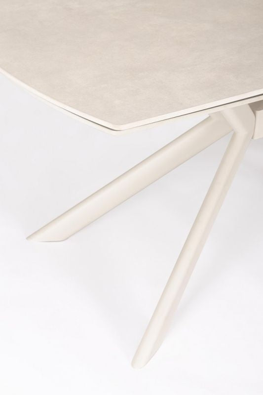Tavolo allungabile JANIKA 160/240x90 Crema/Luna - Bizzotto