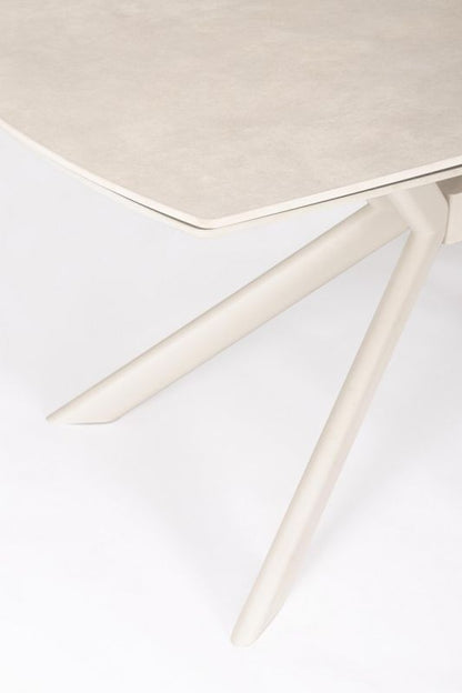 Tavolo allungabile JANIKA 160/240x90 Crema/Luna - Bizzotto