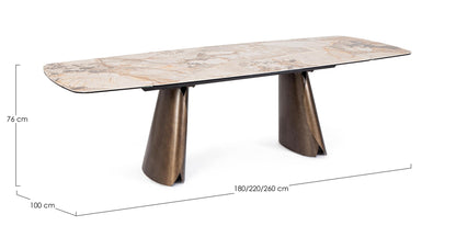 Tavolo allugabile CILE 180/220/260x100 - Bizzotto