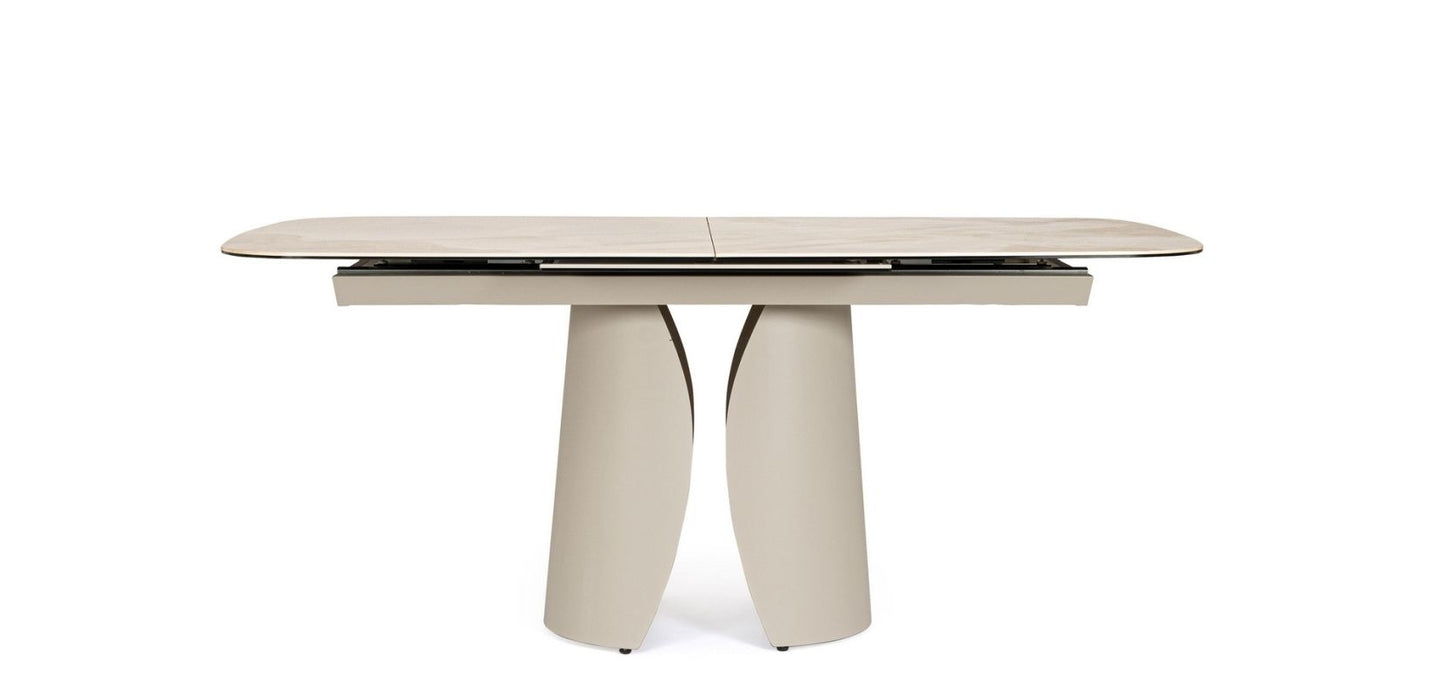 Tavolo allugabile ARDIS 180/240x95 beige chiaro - Bizzotto