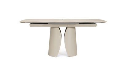 Tavolo allugabile ARDIS 180/240x95 beige chiaro - Bizzotto