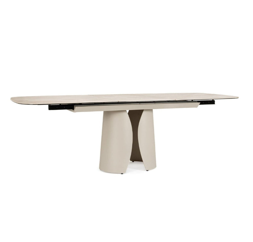 Tavolo allugabile ARDIS 180/240x95 beige chiaro - Bizzotto