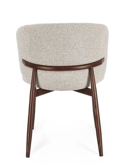 Sedia AMALIA Beige/Terracotta - Bizzotto