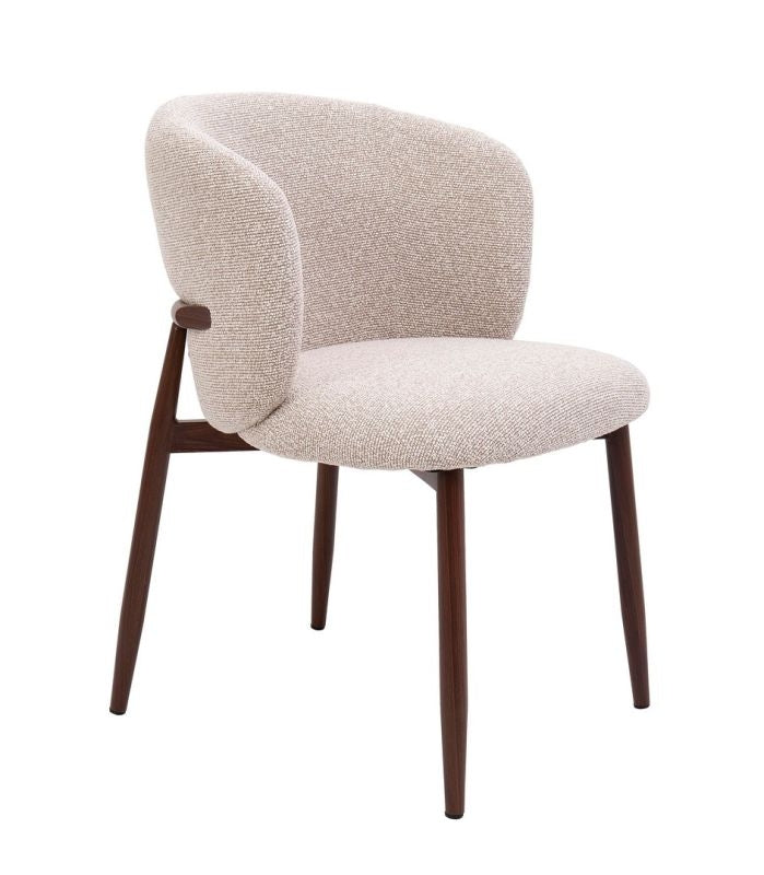Sedia AMALIA Beige/Terracotta - Bizzotto