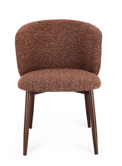 Sedia AMALIA Beige/Terracotta - Bizzotto