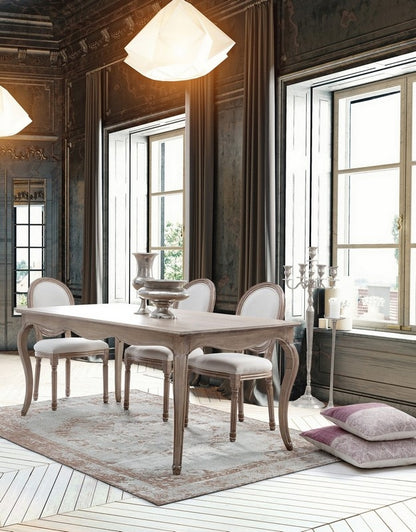 Sedia effetto velluto MATHILDE woodrose/tortora/deep - Bizzotto