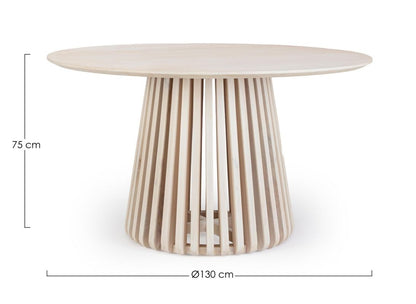 Tavolo ODION naturale D130 - Bizzotto